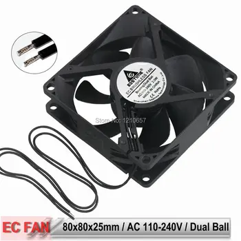 20 PCS Lot 80mm AC 110V 115V 120V 220V 240V 2 Wires 80x80x25mm 8CM Ball Bearing Ventilation EC Brushless Cooling Fan
20 PCS Lot 80mm AC 110V 115V 120V 220V 240V 2 Wires 80x80x25mm 8CM Ball Bearing Ventilation EC Brushless Cooling Fan