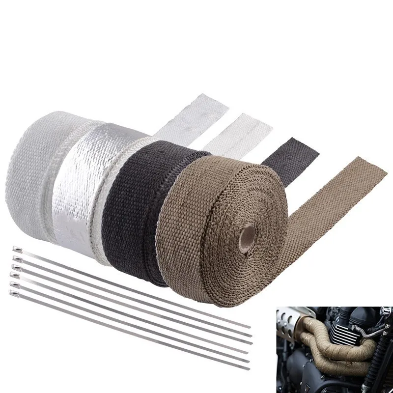 ESPEEDER 5M/10M/15M Heat Exhaust Thermo Wrap Resistant Downpipe Heat Shield Resistant Wrap For Motorcycle Car Accessories
ESPEEDER 5M/10M/15M Heat Exhaust Thermo Wrap Resistant Downpipe Heat Shield Resistant Wrap For Motorcycle Car Accessories