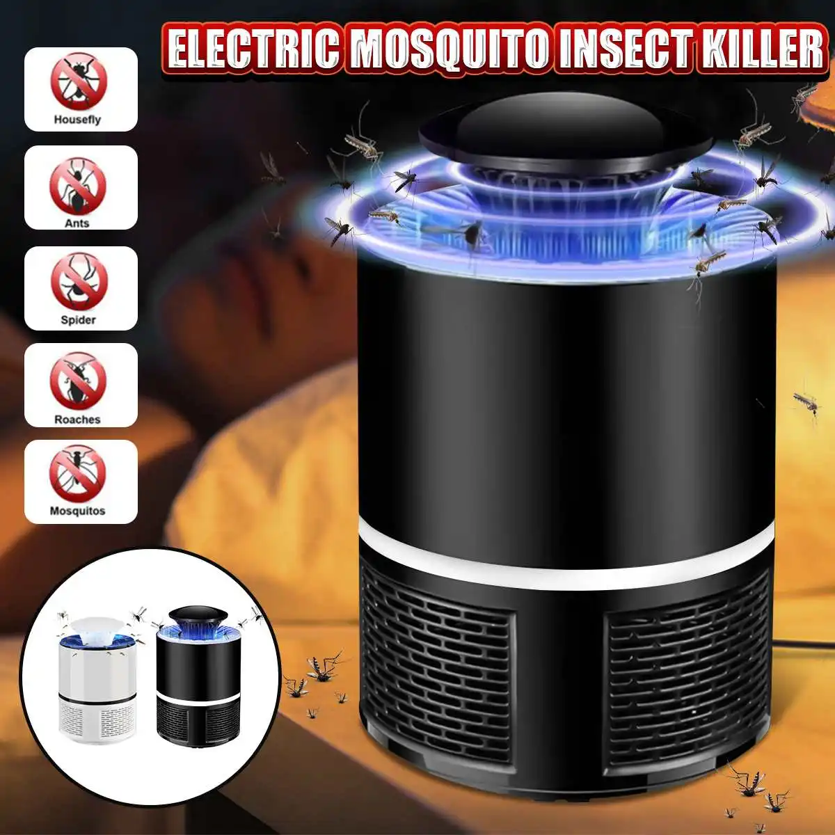 New USB Electronics Mosquito Killer Trap Moth Fly Wasp LED Night Light Lamp Bug Insect Lights Killing Pest Zapper Repeller
New USB Electronics Mosquito Killer Trap Moth Fly Wasp LED Night Light Lamp Bug Insect Lights Killing Pest Zapper Repeller