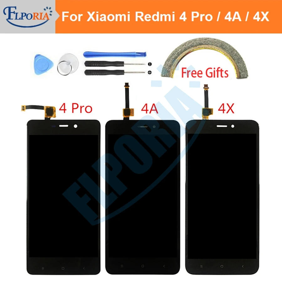 LCD Screen For Xiaomi Redmi 4X 4A 4 pro prime LCD Display + Touch Screen Digitizer Assembly 100% Tested High Quality NEW
LCD Screen For Xiaomi Redmi 4X 4A 4 pro prime LCD Display + Touch Screen Digitizer Assembly 100% Tested High Quality NEW