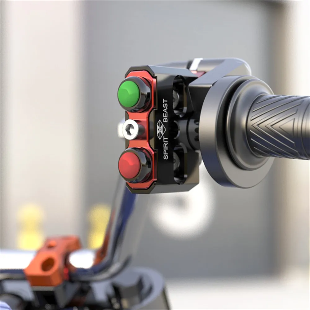 SPIRIT BEAST Motorcycle Handle Code Self-locking Double Switch Conversion Handlebar Lighting Control Motorcycle Accessory
SPIRIT BEAST Motorcycle Handle Code Self-locking Double Switch Conversion Handlebar Lighting Control Motorcycle Accessory