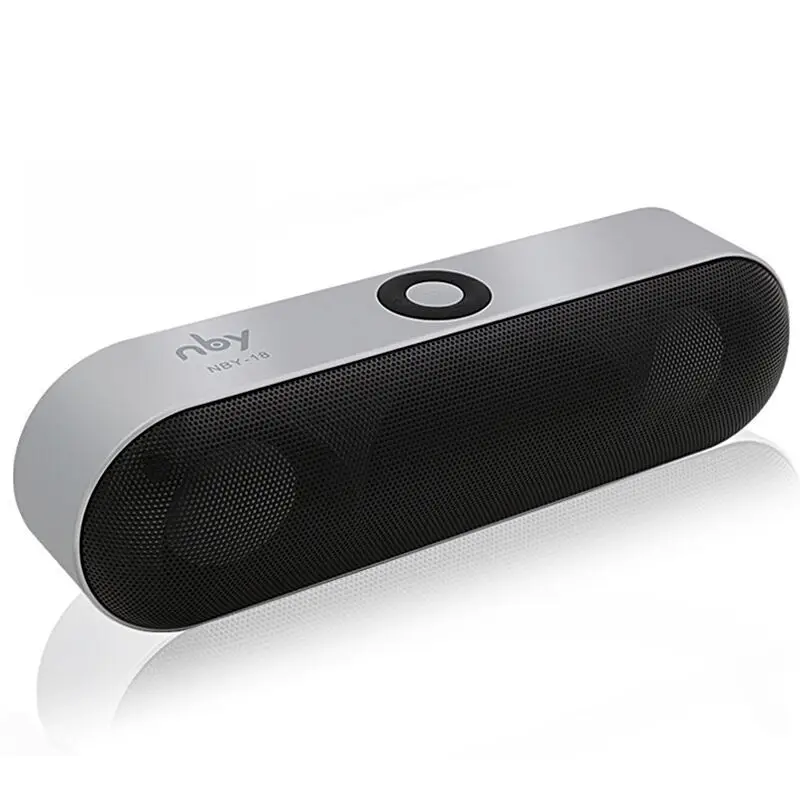 New Nby-18 Mini Bluetooth Speaker Portable Wireless Speaker Sound System 3d Stereo Music Surround Support Bluetooth,tf Aux Usb
New Nby-18 Mini Bluetooth Speaker Portable Wireless Speaker Sound System 3d Stereo Music Surround Support Bluetooth,tf Aux Usb