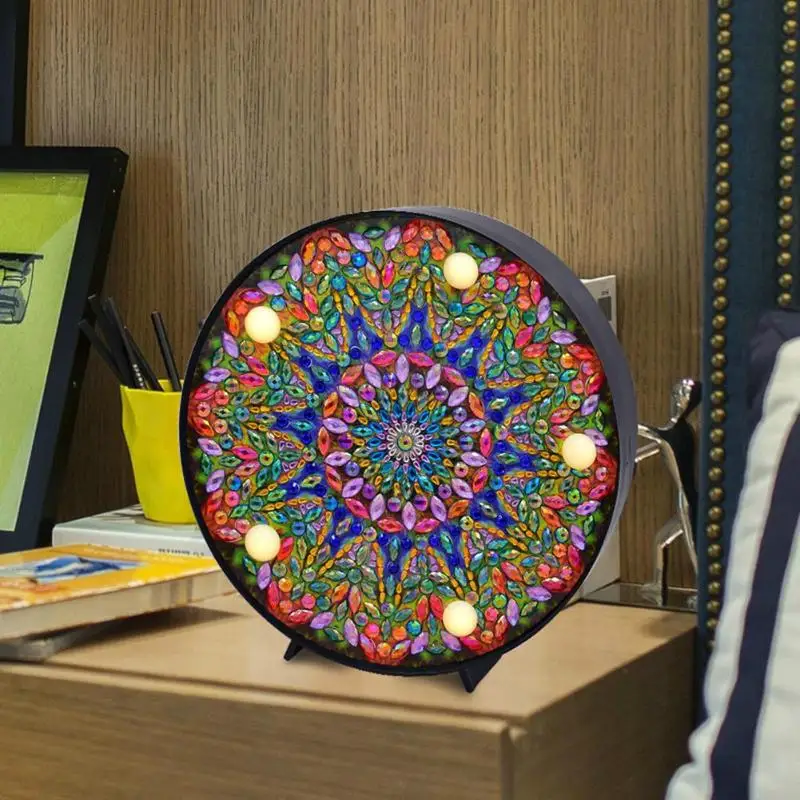DIY LED Diamond Painting Full Special Shaped Drill Mandala Embroidery Light Diamond Painting Mandala Embroidery Night Decor
DIY LED Diamond Painting Full Special Shaped Drill Mandala Embroidery Light Diamond Painting Mandala Embroidery Night Decor
