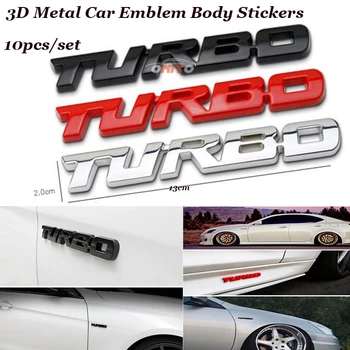 3D Metal 10PCS/SET DTY Car Emblem body stickers Decals Side Tail Bonnet Stickers For Turbo logo badge decorative Label
3D Metal 10PCS/SET DTY Car Emblem body stickers Decals Side Tail Bonnet Stickers For Turbo logo badge decorative Label