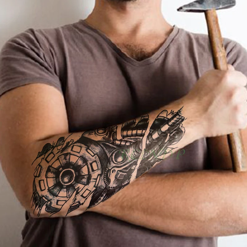 Waterproof Temporary Tattoo Sticker gear instrument pipe tatto flash tatoo fake tattoos for men male women
Waterproof Temporary Tattoo Sticker gear instrument pipe tatto flash tatoo fake tattoos for men male women