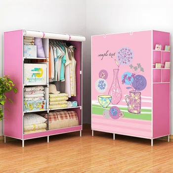Cloth Wardrobe Assembled Dampproof Storage Cabinet Reinforcement Combination Steel Frame Clothing Closet for Home Furniture
Cloth Wardrobe Assembled Dampproof Storage Cabinet Reinforcement Combination Steel Frame Clothing Closet for Home Furniture
