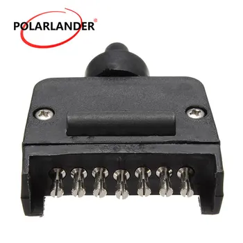 Car accessory TIROL Black 7-Pin Replacement Trailer Socket Flat Male Trailer Plug tow truck adpater
Car accessory TIROL Black 7-Pin Replacement Trailer Socket Flat Male Trailer Plug tow truck adpater