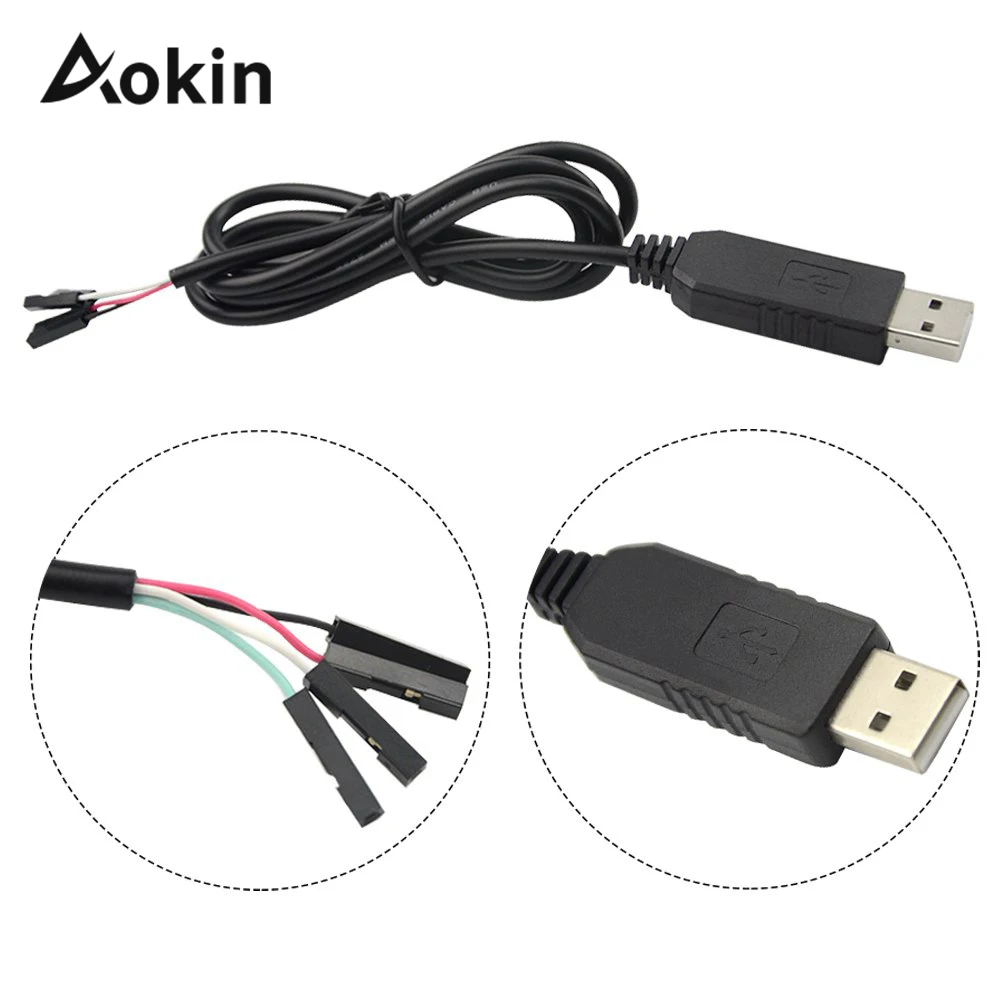 PL2303 PL2303HX USB To UART TTL Cable Module 4p 4 Pin RS232 Converter Serial Adapter Cable Module PL2303HX Converter
PL2303 PL2303HX USB To UART TTL Cable Module 4p 4 Pin RS232 Converter Serial Adapter Cable Module PL2303HX Converter