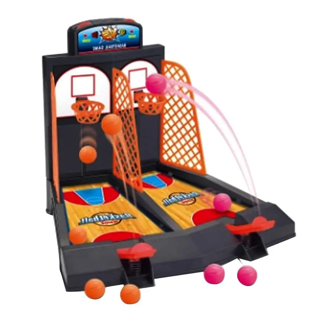 Finger Basketball Shooting Game Toy Mini Basketball Shoot Out Game Tabletop Toys