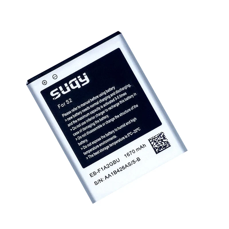 EB-F1A2GBU Internal for Samsung Galaxy S2 i9100 B9062 i847 i9101 i9050 i9188 SII Rechargeable Phone Battery Accumulator Bateria
EB-F1A2GBU Internal for Samsung Galaxy S2 i9100 B9062 i847 i9101 i9050 i9188 SII Rechargeable Phone Battery Accumulator Bateria