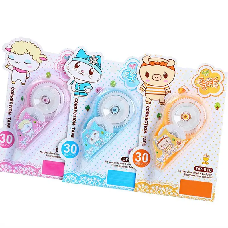 30g Innovative Cartoon Correction Tape Cute Student's School Office Supplies Correction Tape Yellow Blue Pink Random
30g Innovative Cartoon Correction Tape Cute Student's School Office Supplies Correction Tape Yellow Blue Pink Random