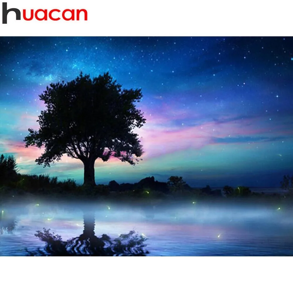 HUACAN 5D DIY Diamond Painting Landscape Full Square Diamond Embroidery Picture Rhinestone Tree Sunset Mosaic Decor Home
HUACAN 5D DIY Diamond Painting Landscape Full Square Diamond Embroidery Picture Rhinestone Tree Sunset Mosaic Decor Home