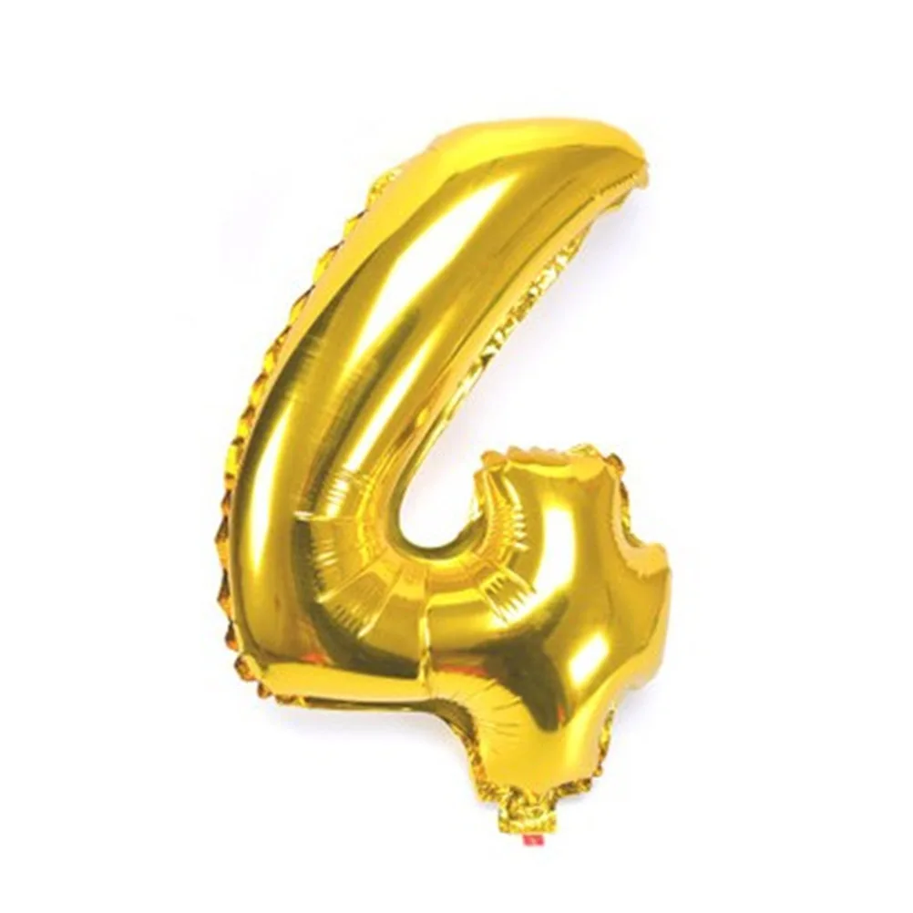 1pc 32 Inch Thickened Helium Foil Balloons Birthday Number Balloons 4 For Wedding Anniversary Decoration (Gold)
1pc 32 Inch Thickened Helium Foil Balloons Birthday Number Balloons 4 For Wedding Anniversary Decoration (Gold)