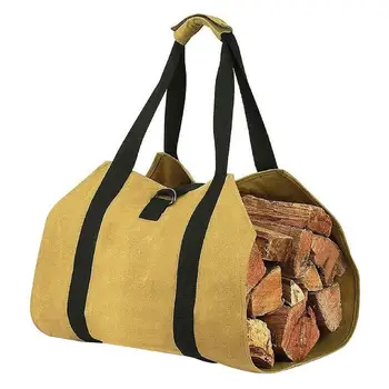 New Firewood Storage Bag Canvas Match Storage Bag Portable Outdoor Match Storage Camping Outdoor Package Handles Bag
New Firewood Storage Bag Canvas Match Storage Bag Portable Outdoor Match Storage Camping Outdoor Package Handles Bag