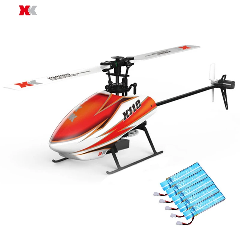 XK K110 Blast 6CH Brushless 3D6G System RC Helicopter BNF with 5PCS 520mAh Upgraded Battery
XK K110 Blast 6CH Brushless 3D6G System RC Helicopter BNF with 5PCS 520mAh Upgraded Battery