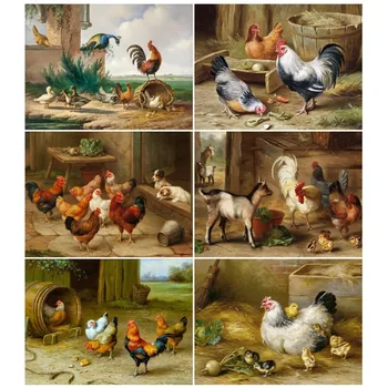 EverShine Diamond Painting Full Round Chicken Diamond Mosaic Poultry Cross Stitch Diamond Embroidery Courtyard Home Decoration
EverShine Diamond Painting Full Round Chicken Diamond Mosaic Poultry Cross Stitch Diamond Embroidery Courtyard Home Decoration