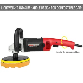 1400W Car Sander Machine Waxing Machine 220V Variable Speed Polisher Car Polisher Nail Power Tools Car Cleaning Maintenance Use
1400W Car Sander Machine Waxing Machine 220V Variable Speed Polisher Car Polisher Nail Power Tools Car Cleaning Maintenance Use