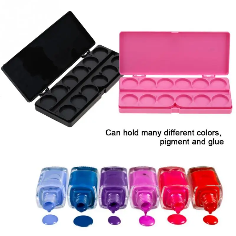 24 Grid Nail Art Painting Watercolor Pigment Color Mixing Case Manicure Drawing Tray
24 Grid Nail Art Painting Watercolor Pigment Color Mixing Case Manicure Drawing Tray
