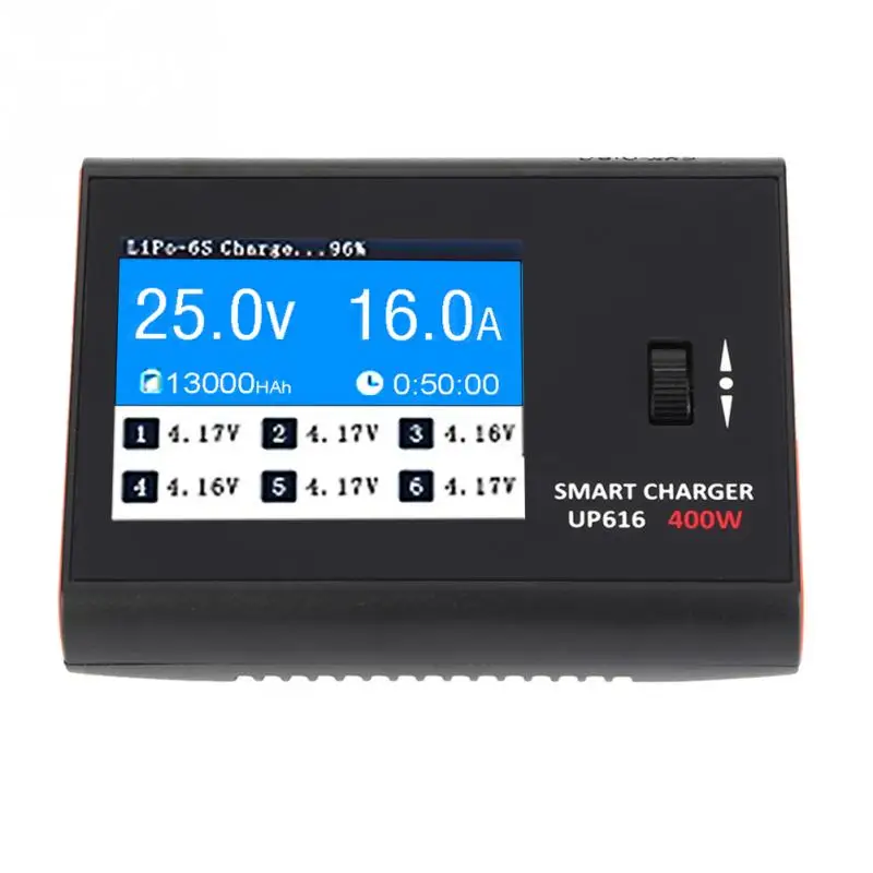 UP616 400W 16A Smart Balance Battery Charger with 200W External Discharge Port for LiPo Strong chip high performance
UP616 400W 16A Smart Balance Battery Charger with 200W External Discharge Port for LiPo Strong chip high performance