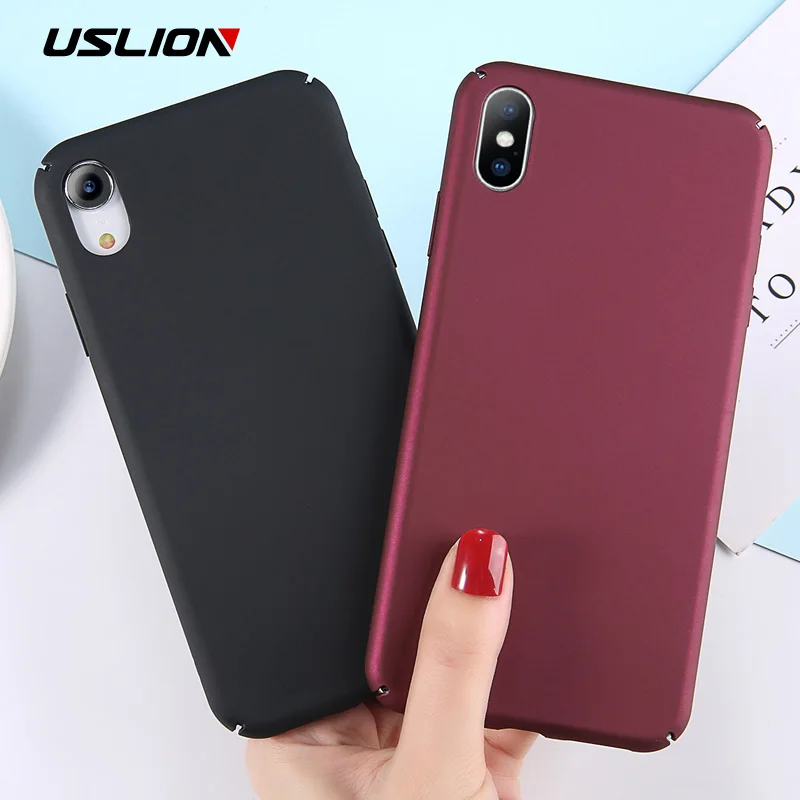 USLION Matte Hard Case For iPhone 7 Plus XR XS Solid Color PC Cases Fundas For iPhone XS Max X 8 7 6 6S Plus 5 5S SE Phone Cover
USLION Matte Hard Case For iPhone 7 Plus XR XS Solid Color PC Cases Fundas For iPhone XS Max X 8 7 6 6S Plus 5 5S SE Phone Cover