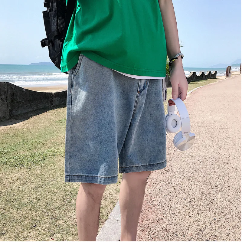 Men's shorts 2019 new summer wind men's loose straight solid color five points jeans personality youth fashion trend pants
Men's shorts 2019 new summer wind men's loose straight solid color five points jeans personality youth fashion trend pants