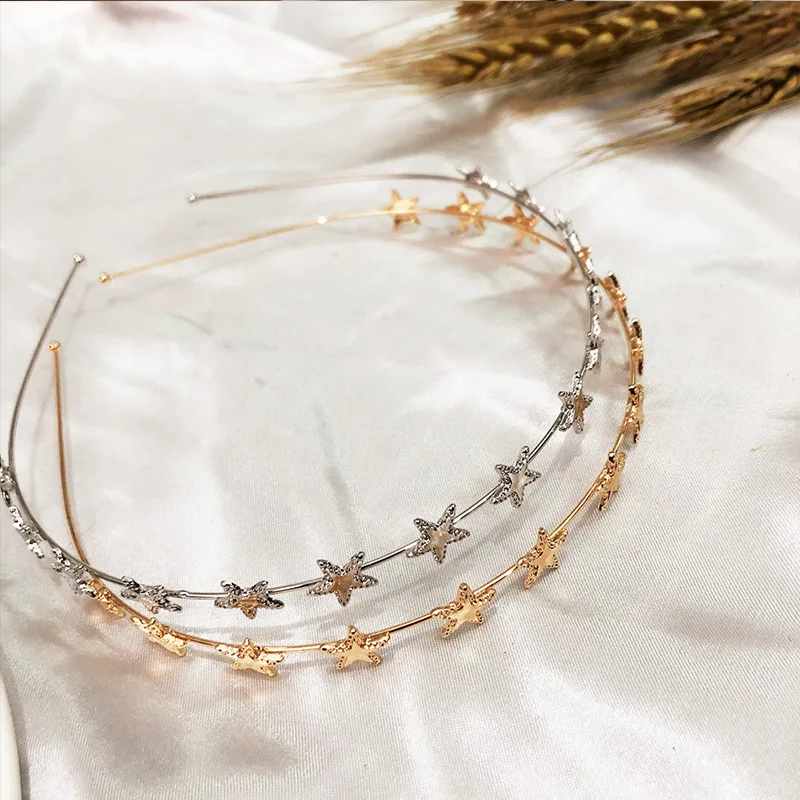 Fashion butterfly stars headband Gold Plated hairband women alloy leaf headdress girls barrettes wedding party hair accessories
Fashion butterfly stars headband Gold Plated hairband women alloy leaf headdress girls barrettes wedding party hair accessories