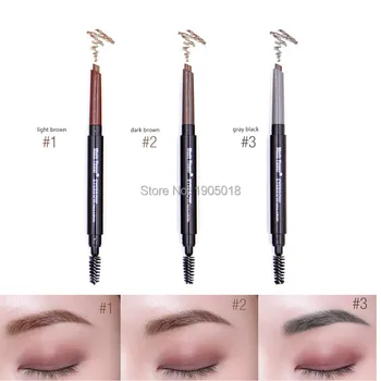 Brand new 10 pcs Tricolor series Novice easy to control Double head eyebrow pencil Long-lasting No makeup waterproof makeup tool
Brand new 10 pcs Tricolor series Novice easy to control Double head eyebrow pencil Long-lasting No makeup waterproof makeup tool