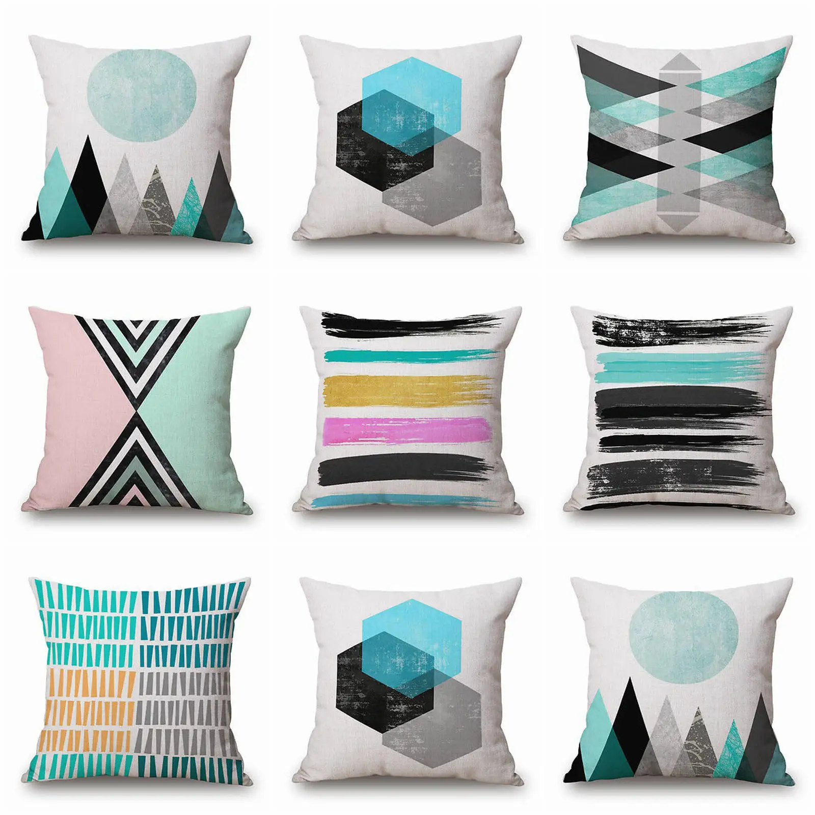Geometric Stripe Pillow Case Throw Pillowcase Cotton Linen Printed Pillow Covers for Office Home Textile
Geometric Stripe Pillow Case Throw Pillowcase Cotton Linen Printed Pillow Covers for Office Home Textile