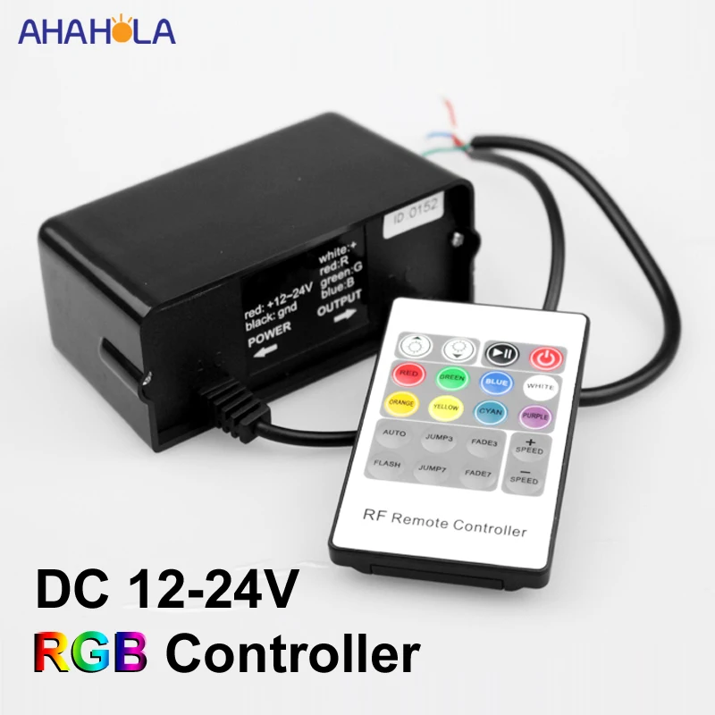 RF Wireless Remote Led Rgb Controller 12v 24v for Led Strip Controller Plastic Rgb Led Controller with RF Remote Control
RF Wireless Remote Led Rgb Controller 12v 24v for Led Strip Controller Plastic Rgb Led Controller with RF Remote Control