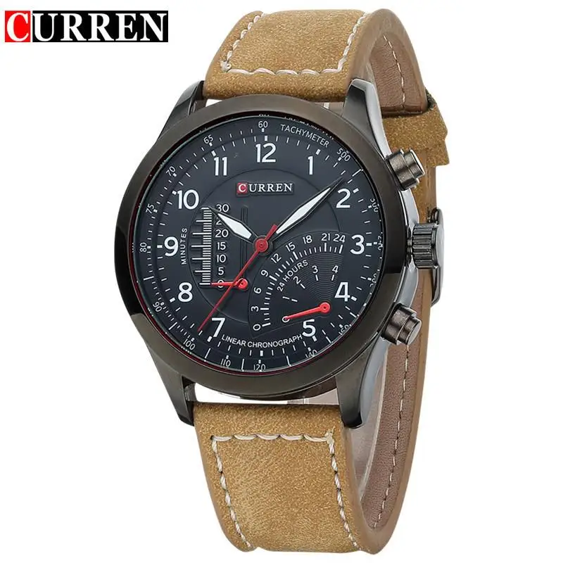 CURREN Mens watches Top brand luxury Watch men High Quality Leather Waterproof Quartz Wrist Watches For Men Relojes Hombre 2019
CURREN Mens watches Top brand luxury Watch men High Quality Leather Waterproof Quartz Wrist Watches For Men Relojes Hombre 2019