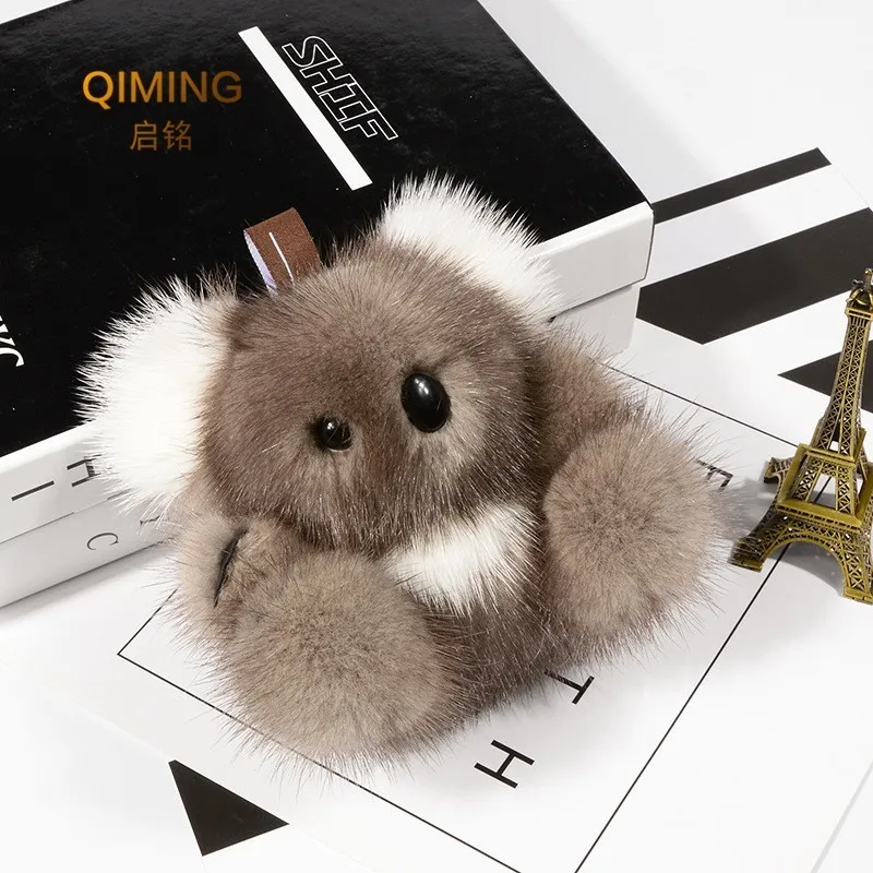 New 100% Mink Hair Koala Plush Pendant Bag Backpack Women Accessories Fur Ornaments Anime Cute Girl Gift
New 100% Mink Hair Koala Plush Pendant Bag Backpack Women Accessories Fur Ornaments Anime Cute Girl Gift