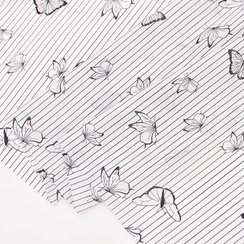 Cotton Fabric Thin Soft Striped Butterfly Clothes Children's
Cotton Fabric Thin Soft Striped Butterfly Clothes Children's