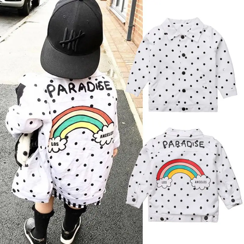 Pudcoco Rainbow Girl Coat Toddler Kids Baby Fashion Girls Clothes Tops Outerwear Coat Jacket Clothes USA
Pudcoco Rainbow Girl Coat Toddler Kids Baby Fashion Girls Clothes Tops Outerwear Coat Jacket Clothes USA