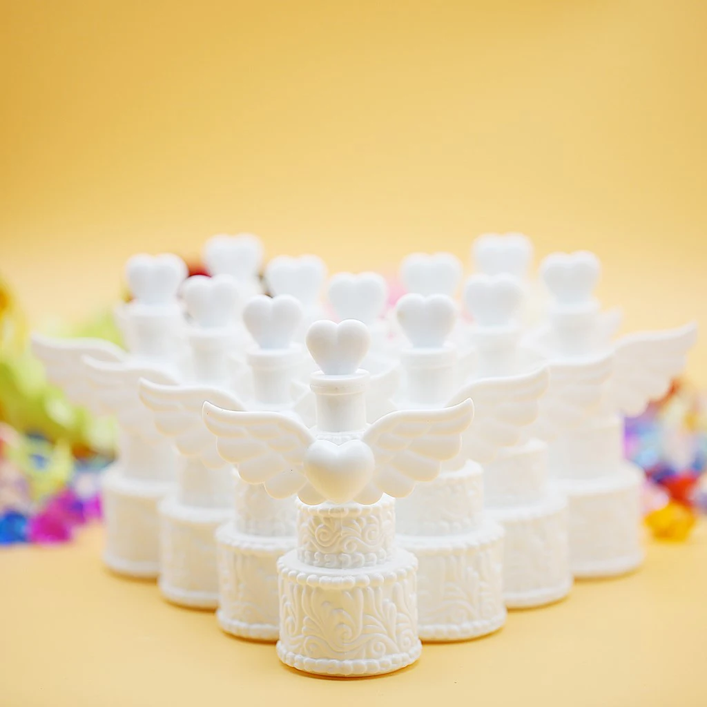 Wedding Bubbles - (12 pack) White Double Heart and Wing Bubble Bottles for Wedding Party Anniversaries Celebrations
Wedding Bubbles - (12 pack) White Double Heart and Wing Bubble Bottles for Wedding Party Anniversaries Celebrations