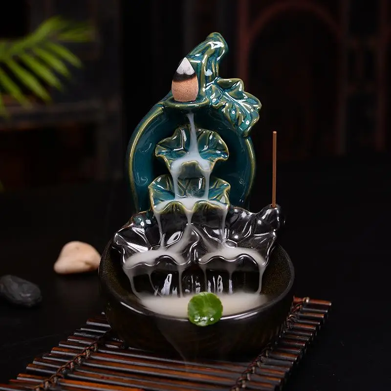 Gourd Ceramic Incense Burners Smoke Waterfall Stick Incense Holder Censer Creative Home Decor Aromatherapy Environment
Gourd Ceramic Incense Burners Smoke Waterfall Stick Incense Holder Censer Creative Home Decor Aromatherapy Environment