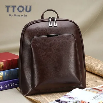 TTOU Fashion Women Backpack Quality Leather Backpacks For Teenage Girls Vintage Female School Shoulder Bag Bagpack Mochila Sac
TTOU Fashion Women Backpack Quality Leather Backpacks For Teenage Girls Vintage Female School Shoulder Bag Bagpack Mochila Sac