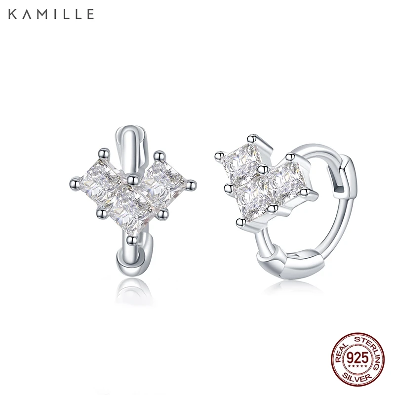 Kamille 925 Sterling Silver Heart Zircon Circle Small Hoop Earrings For Women Cute Loop Huggies Earring Jewelry Bar Party Gift
Kamille 925 Sterling Silver Heart Zircon Circle Small Hoop Earrings For Women Cute Loop Huggies Earring Jewelry Bar Party Gift