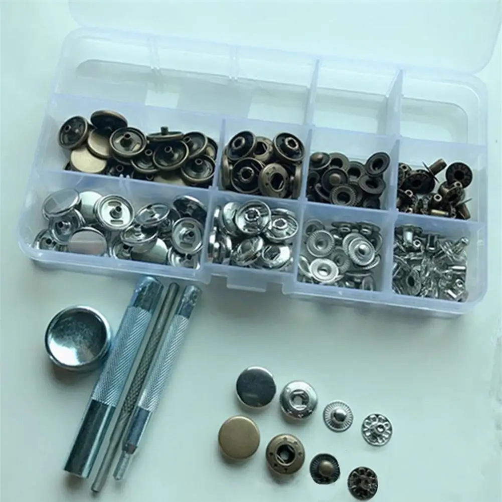 Adeeing Copper Snap Fasteners Set Buttons For Leather Craft Clothing Installation Tool
Adeeing Copper Snap Fasteners Set Buttons For Leather Craft Clothing Installation Tool