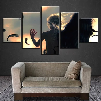 Modular Poster 5 Pieces Angels Con Alas Black Wings Landscape Canvas Painting HD Printing Decor Shppied 24 Hour
Modular Poster 5 Pieces Angels Con Alas Black Wings Landscape Canvas Painting HD Printing Decor Shppied 24 Hour