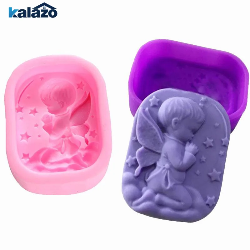 1pc Beautiful Little Angel Shape Handmade Soap Mold Silicone Mould Soap Making Tools DIY Craft Supplies Home Decor
1pc Beautiful Little Angel Shape Handmade Soap Mold Silicone Mould Soap Making Tools DIY Craft Supplies Home Decor