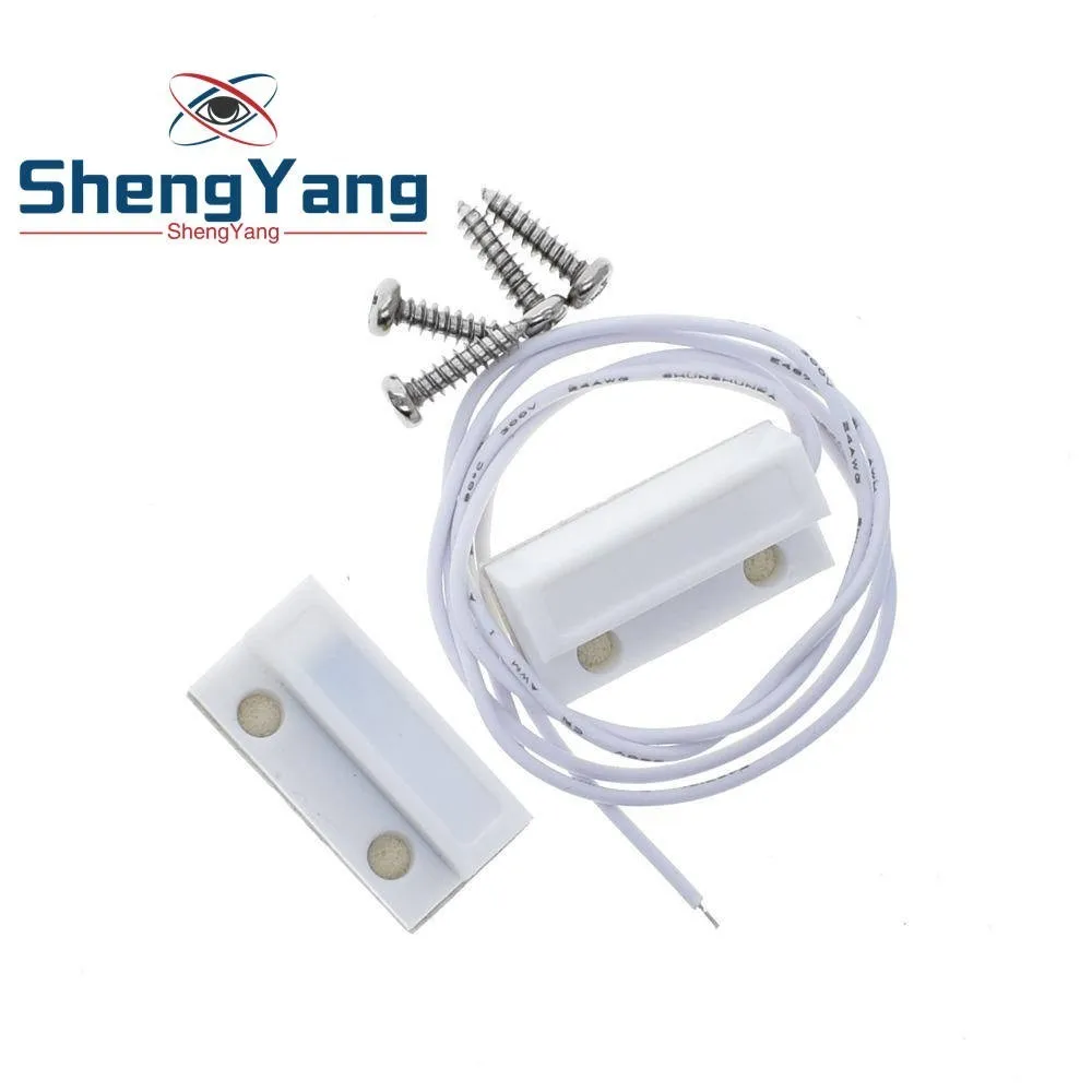 ShengYang MC-38 MC38 Wired Door Window Sensor 30mm Wire Lengthen Randomly Magnetic Switch Home Alarm System for arduino
ShengYang MC-38 MC38 Wired Door Window Sensor 30mm Wire Lengthen Randomly Magnetic Switch Home Alarm System for arduino