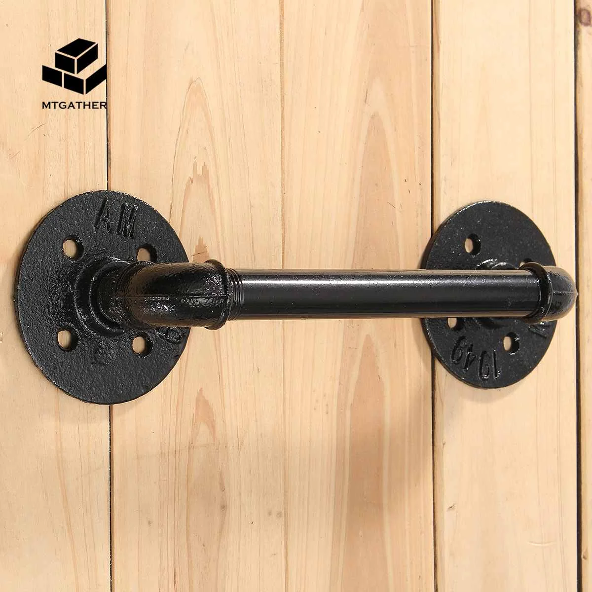 MTGATHER Antique Rustic Style Cast Iron Black Pipe Door Handle Gate Pull With Screws for Home Door Hardware
MTGATHER Antique Rustic Style Cast Iron Black Pipe Door Handle Gate Pull With Screws for Home Door Hardware