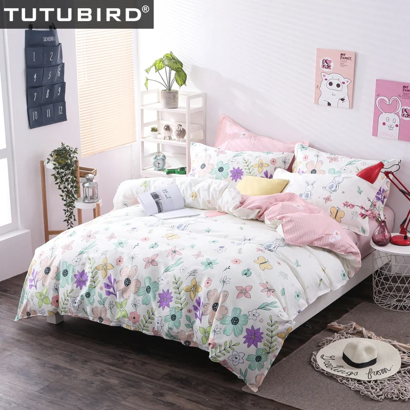100% cotton white pink bedding set spring scenic butterfly fower picture for girl adult 4pcs duvet cover bedspread home textile
100% cotton white pink bedding set spring scenic butterfly fower picture for girl adult 4pcs duvet cover bedspread home textile