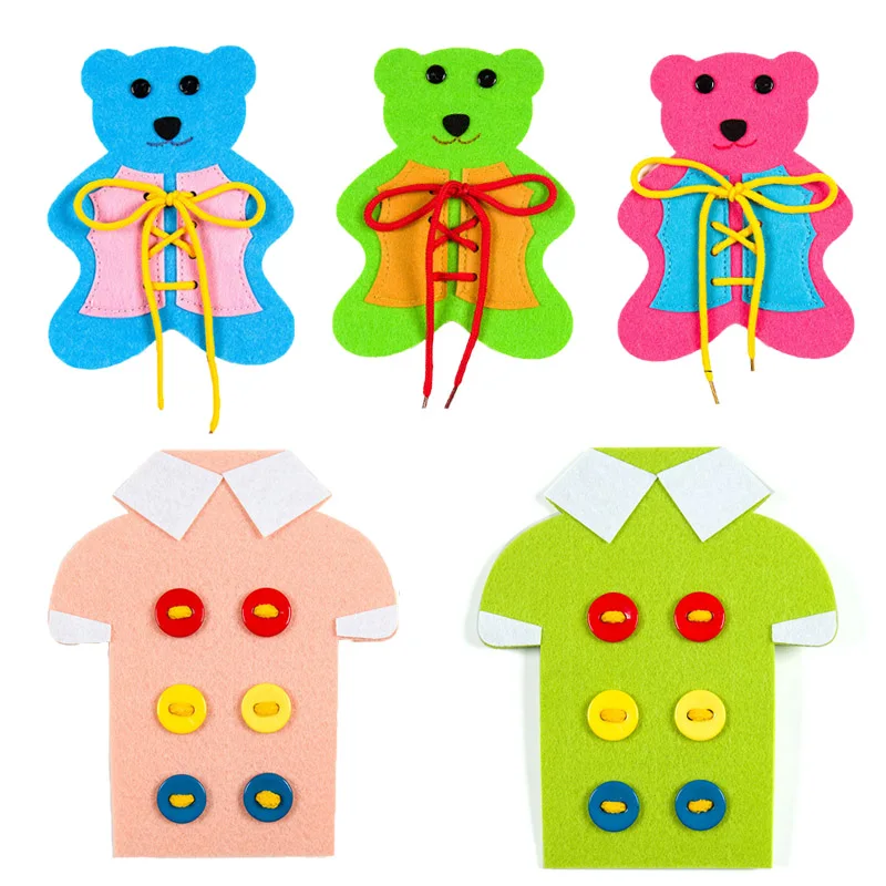14x 18cm Felt Cloth 1 Pcs Puzzle Game Diy hand Little Bear Learn to Tie Shoes kids toy Felt Craft Non Woven School Study Tools
14x 18cm Felt Cloth 1 Pcs Puzzle Game Diy hand Little Bear Learn to Tie Shoes kids toy Felt Craft Non Woven School Study Tools