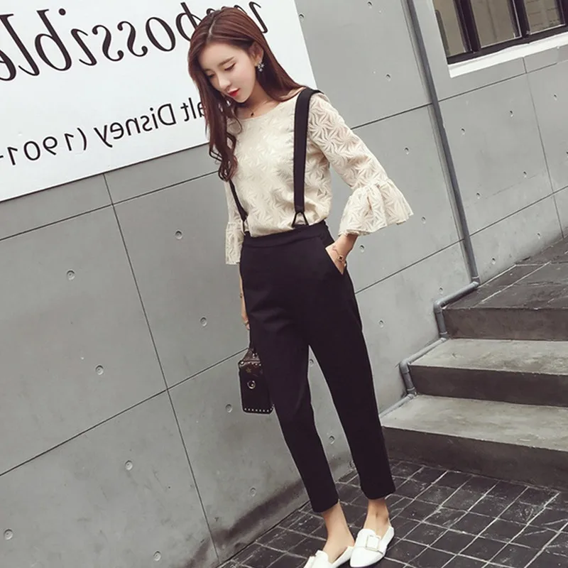 Autumn fashion postpartum women lactation clothes set maternity elegant breastfeeding lace shirts+strap pants rompers twinset
Autumn fashion postpartum women lactation clothes set maternity elegant breastfeeding lace shirts+strap pants rompers twinset
