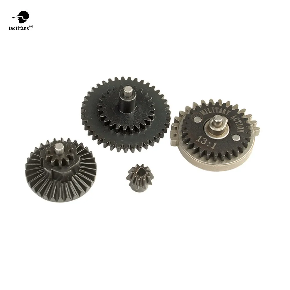 13:1 High Speed Bevel Spur Sector Motor Pinion Gears Set Drive Ratio For Ver.2/3 AEG Gearboxes Hunting Paintball Accessories
13:1 High Speed Bevel Spur Sector Motor Pinion Gears Set Drive Ratio For Ver.2/3 AEG Gearboxes Hunting Paintball Accessories
