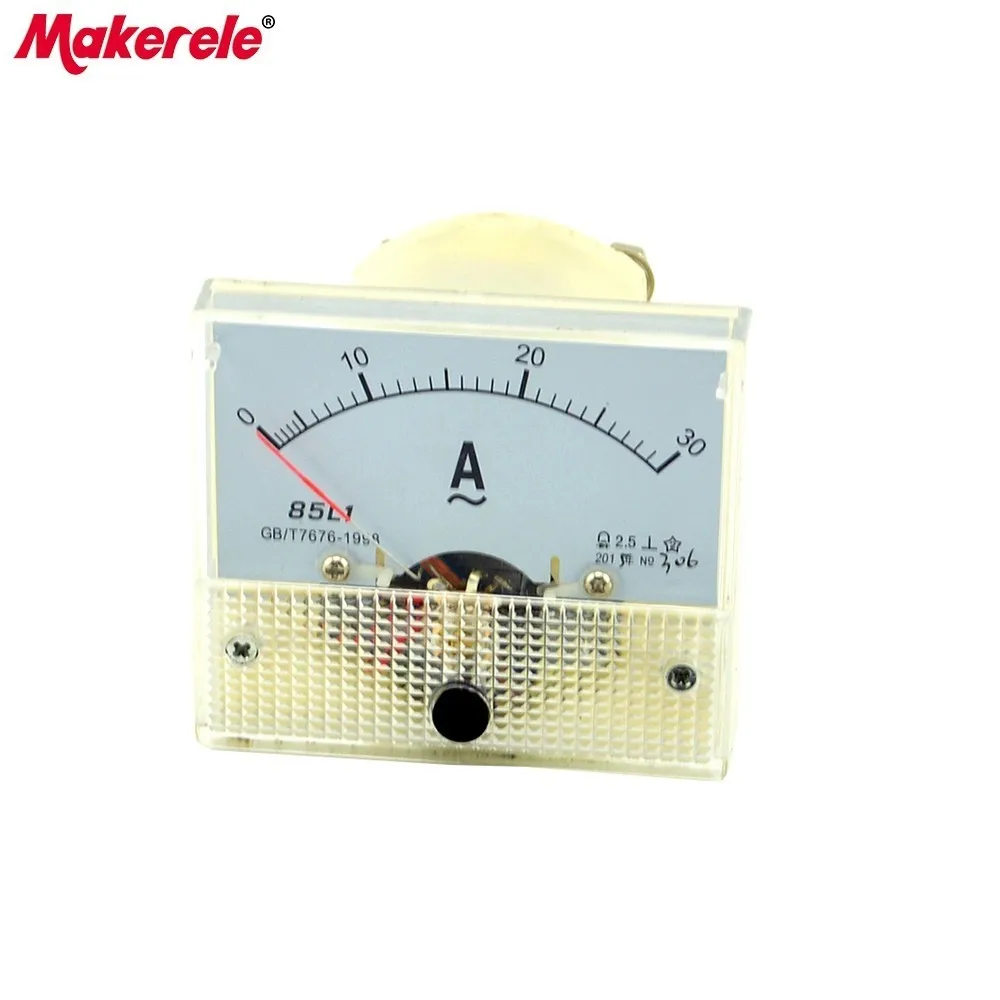 AC 85L1(30A) Analog Ammeter Panel Current Amper Meter Pointer Diagnostic-tool Amperimetro Ampermeter Tester
AC 85L1(30A) Analog Ammeter Panel Current Amper Meter Pointer Diagnostic-tool Amperimetro Ampermeter Tester
