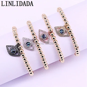 5Pcs Fashion Gold Color 5mm copper beads with micro pave cz shell eye shape Stretch bracelet men women jewelry
5Pcs Fashion Gold Color 5mm copper beads with micro pave cz shell eye shape Stretch bracelet men women jewelry