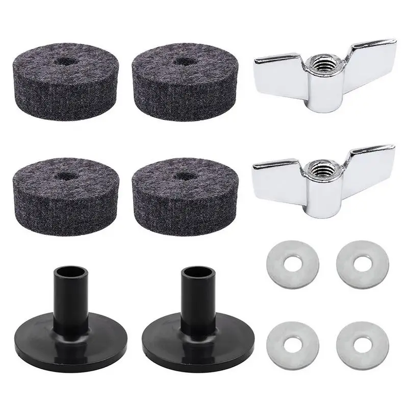 Cymbal Replacement 12 Pieces Set Cymbal Sleeves 4 4cm Drum Felt Pads Gray 2 Sleeves 2 Butterfly Nuts 4 Washers High Quality
Cymbal Replacement 12 Pieces Set Cymbal Sleeves 4 4cm Drum Felt Pads Gray 2 Sleeves 2 Butterfly Nuts 4 Washers High Quality