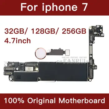 For iPhone 7 4.7inch Motherboard Unlock Mainboard With Touch ID Full Function 100% Original IOS Installed Logic Board
For iPhone 7 4.7inch Motherboard Unlock Mainboard With Touch ID Full Function 100% Original IOS Installed Logic Board
